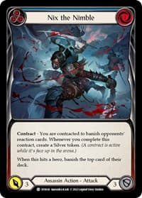 Nix the Nimble (Blue) - Dynasty - Flesh and Blood TCG card