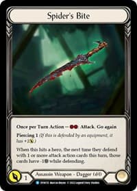 Spider's Bite (115) - Dynasty - Flesh and Blood TCG card