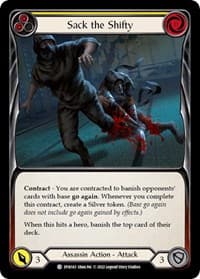 Sack the Shifty (Yellow) - Dynasty - Flesh and Blood TCG card