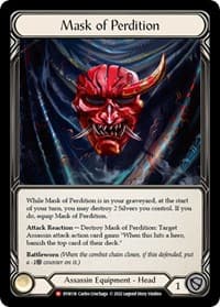 Mask of Perdition - Dynasty - Flesh and Blood TCG card