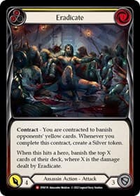 Eradicate - Dynasty - Flesh and Blood TCG card