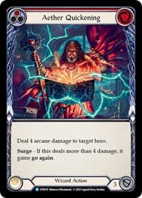 Aether Quickening (Red) - Dynasty - Flesh and Blood TCG card