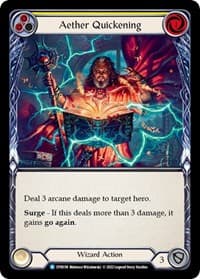 Aether Quickening (Yellow) - Dynasty - Flesh and Blood TCG card