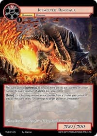 Icemelter Dinosaur - The Underworld of Secrets - Force of Will card