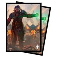 The Brothers' War Mishra, Eminent One Standard Deck Protector sleeves for Magic (100-pack) - Ultra Pro Card Sleeves - Card Sleeves card