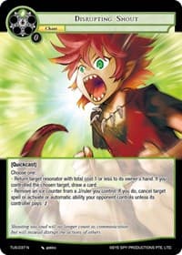 Disrupting Shout - The Underworld of Secrets - Force of Will card