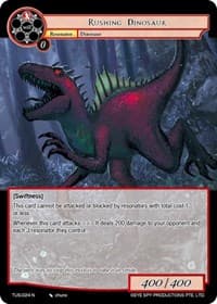 Rushing Dinosaur - The Underworld of Secrets - Force of Will card