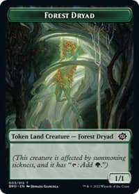 Forest Dryad Token - The Brothers' War - Magic: The Gathering card