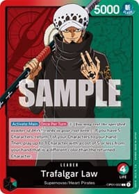 Trafalgar Law (002) - Romance Dawn - One Piece Card Game card