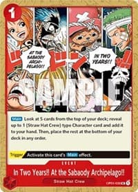 In Two Years!! At the Sabaody Archipelago!! - Romance Dawn - One Piece Card Game card