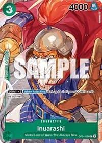 Inuarashi (Box Topper) - Romance Dawn - One Piece Card Game card