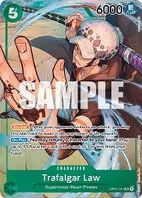 Trafalgar Law (047) (Parallel) - Romance Dawn - One Piece Card Game card