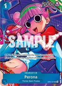 Perona (Box Topper) - Romance Dawn - One Piece Card Game card