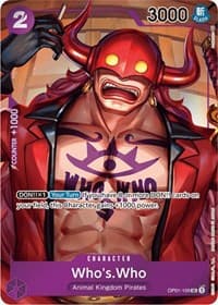 Who's.Who (Box Topper) - Romance Dawn - One Piece Card Game card
