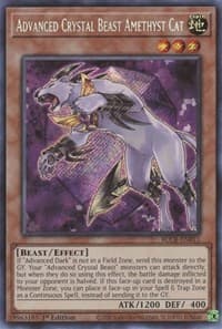 Advanced Crystal Beast Amethyst Cat - Battles of Legend: Crystal Revenge - YuGiOh card