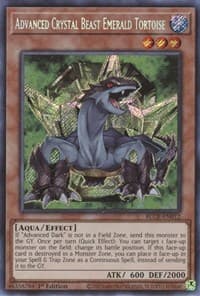 Advanced Crystal Beast Emerald Tortoise - Battles of Legend: Crystal Revenge - YuGiOh card