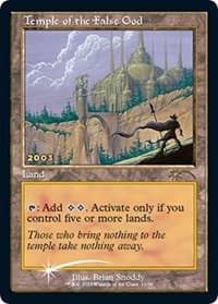 Temple of the False God - 30th Anniversary Promos - Magic: The Gathering card