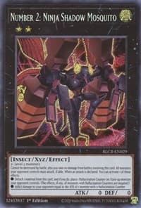Number 2: Ninja Shadow Mosquito - Battles of Legend: Crystal Revenge - YuGiOh card
