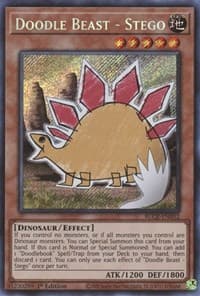 Doodle Beast - Stego - Battles of Legend: Crystal Revenge - YuGiOh card