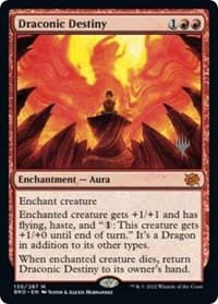 Draconic Destiny - Promo Pack: The Brothers' War - Magic: The Gathering card