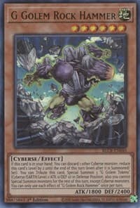 G Golem Rock Hammer - Battles of Legend: Crystal Revenge - YuGiOh card