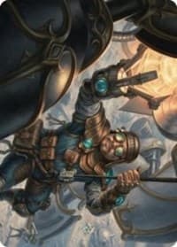 Powerstone Engineer Art Card - Art Series: The Brothers' War - Magic: The Gathering card