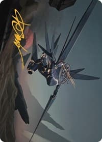 Steel Seraph Art Card (Gold-Stamped Signature) - Art Series: The Brothers' War - Magic: The Gathering card