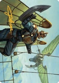 Air Marshal Art Card (Gold-Stamped Signature) - Art Series: The Brothers' War - Magic: The Gathering card