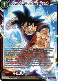 Son Goku, at the Ready - Fighter's Ambition - Dragon Ball Super: Masters card