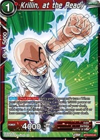 Krillin, at the Ready - Fighter's Ambition - Dragon Ball Super: Masters card