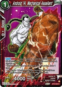 Android 14, Mechanical Assailant - Fighter's Ambition - Dragon Ball Super: Masters card