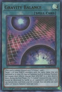 Gravity Balance - Battles of Legend: Crystal Revenge - YuGiOh card