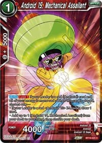 Android 15, Mechanical Assailant - Fighter's Ambition - Dragon Ball Super: Masters card