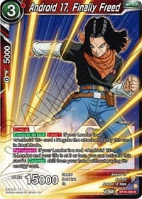 Android 17, Finally Freed - Fighter's Ambition - Dragon Ball Super: Masters card