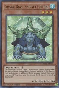 Crystal Beast Emerald Tortoise - Battles of Legend: Crystal Revenge - YuGiOh card
