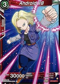 Android 18 - Fighter's Ambition - Dragon Ball Super: Masters card