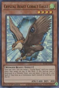 Crystal Beast Cobalt Eagle - Battles of Legend: Crystal Revenge - YuGiOh card