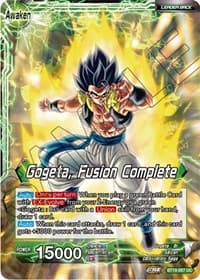 Veku // Gogeta, Fusion Complete - Fighter's Ambition - Dragon Ball Super: Masters card
