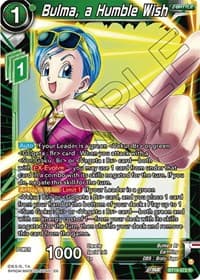Bulma, a Humble Wish - Fighter's Ambition - Dragon Ball Super: Masters card