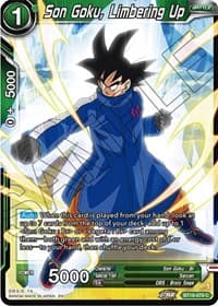 Son Goku, Limbering Up - Fighter's Ambition - Dragon Ball Super: Masters card