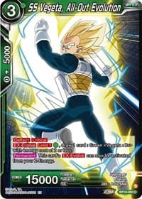 SS Vegeta, All-Out Evolution - Fighter's Ambition - Dragon Ball Super: Masters card