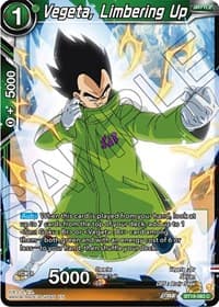 Vegeta, Limbering Up - Fighter's Ambition - Dragon Ball Super: Masters card