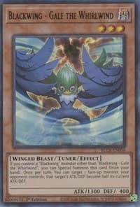 Blackwing - Gale the Whirlwind - Battles of Legend: Crystal Revenge - YuGiOh card