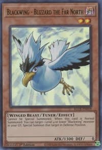Blackwing - Blizzard the Far North - Battles of Legend: Crystal Revenge - YuGiOh card