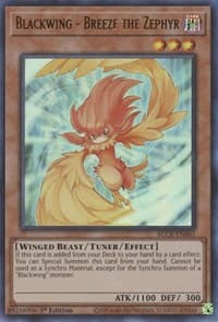 Blackwing - Breeze the Zephyr - Battles of Legend: Crystal Revenge - YuGiOh card