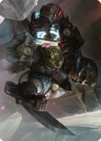 Retrieval Agent Art Card - Art Series: The Brothers' War - Magic: The Gathering card