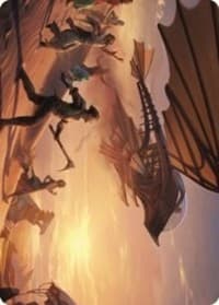 Take Flight Art Card - Art Series: The Brothers' War - Magic: The Gathering card