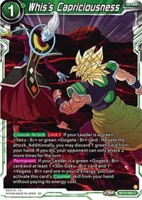 Whis's Capriciousness - Fighter's Ambition - Dragon Ball Super: Masters card