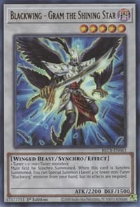 Blackwing - Gram the Shining Star - Battles of Legend: Crystal Revenge - YuGiOh card