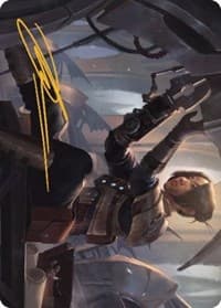 Thopter Mechanic Art Card (Gold-Stamped Signature) - Art Series: The Brothers' War - Magic: The Gathering card